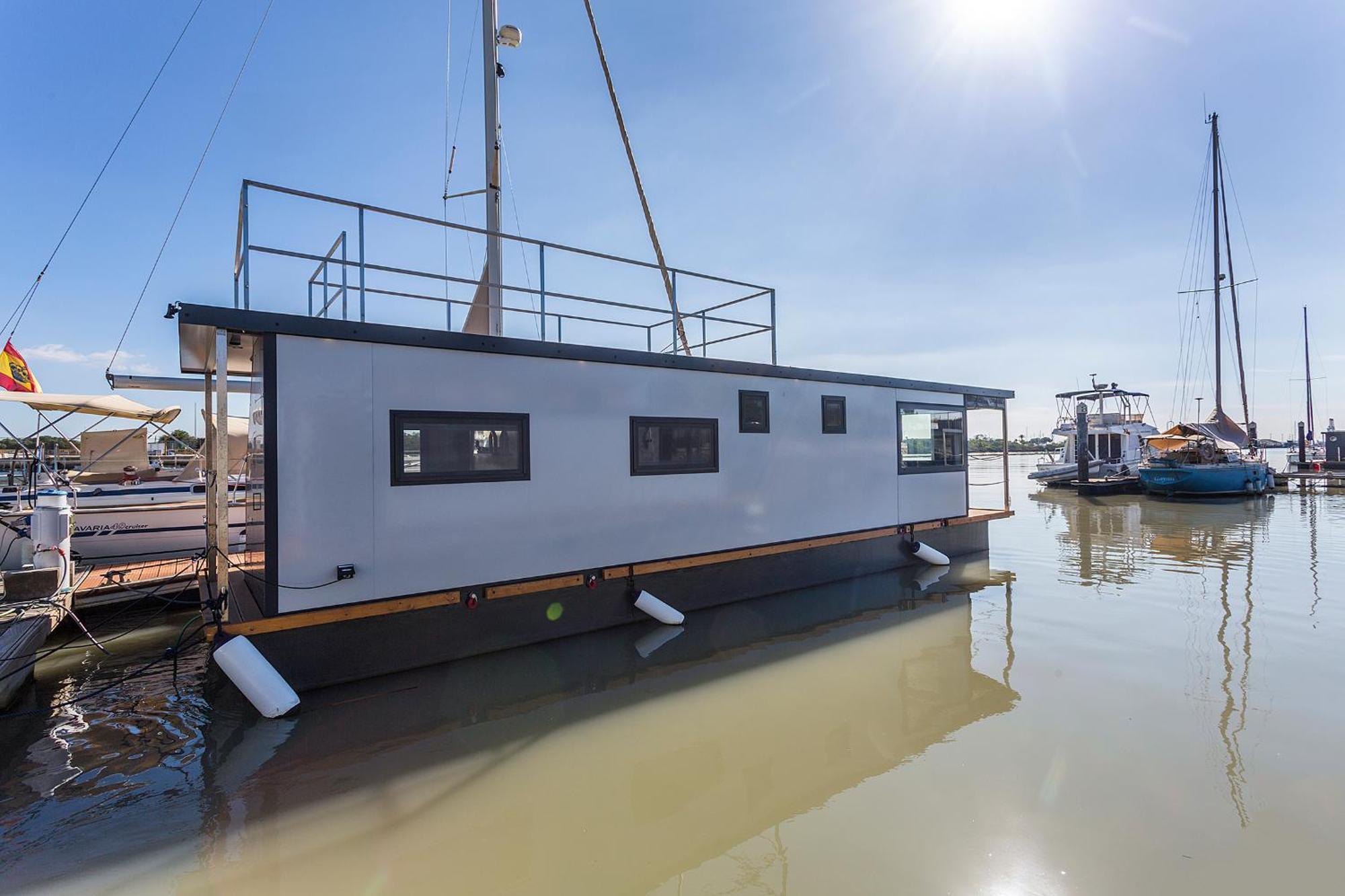 Azvalia Luxury Casa Barco New York And Texas-Unique Houseboat Experience Hotell El Puerto de Santa María Exteriör bild