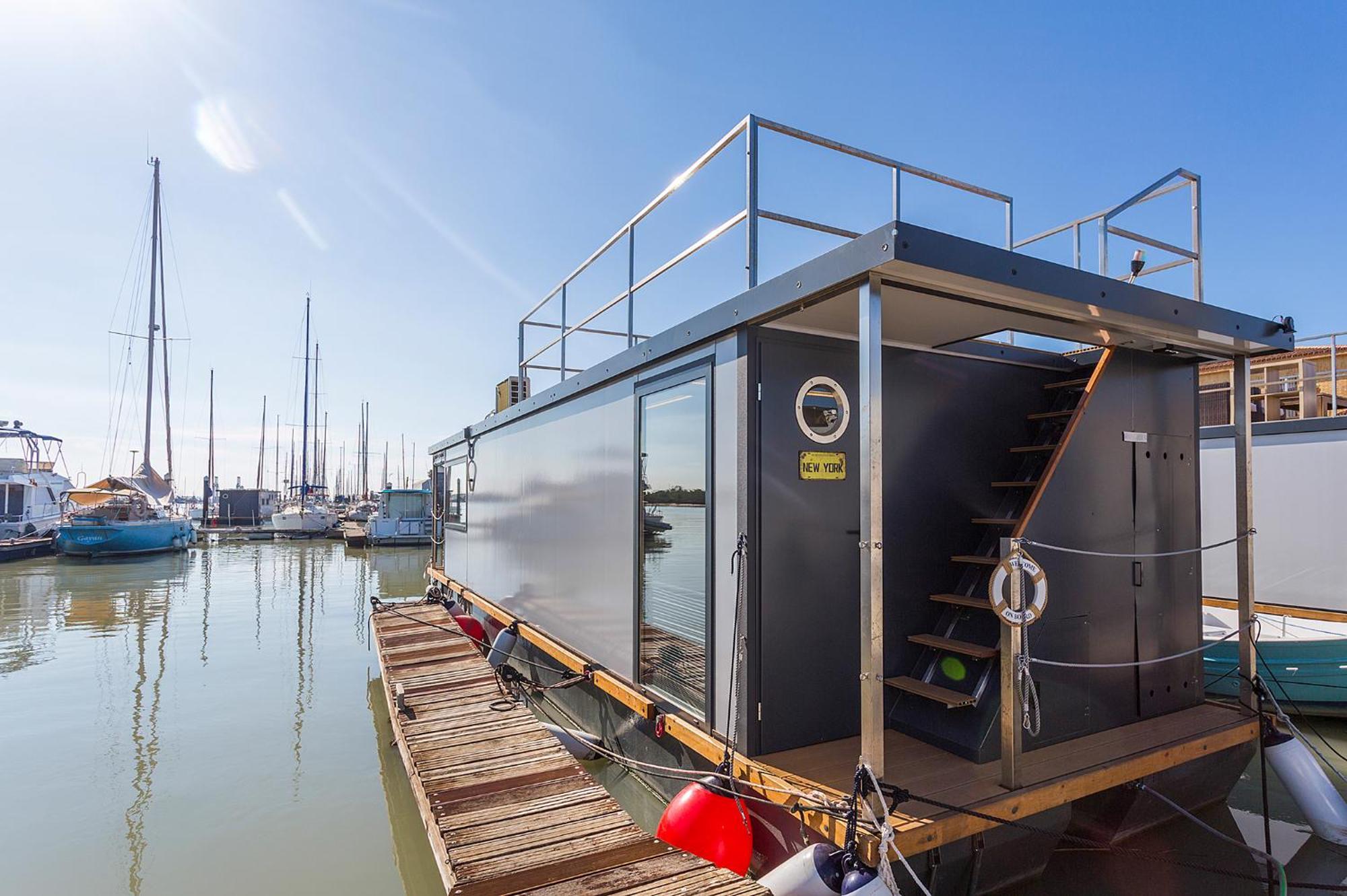 Azvalia Luxury Casa Barco New York And Texas-Unique Houseboat Experience Hotell El Puerto de Santa María Exteriör bild
