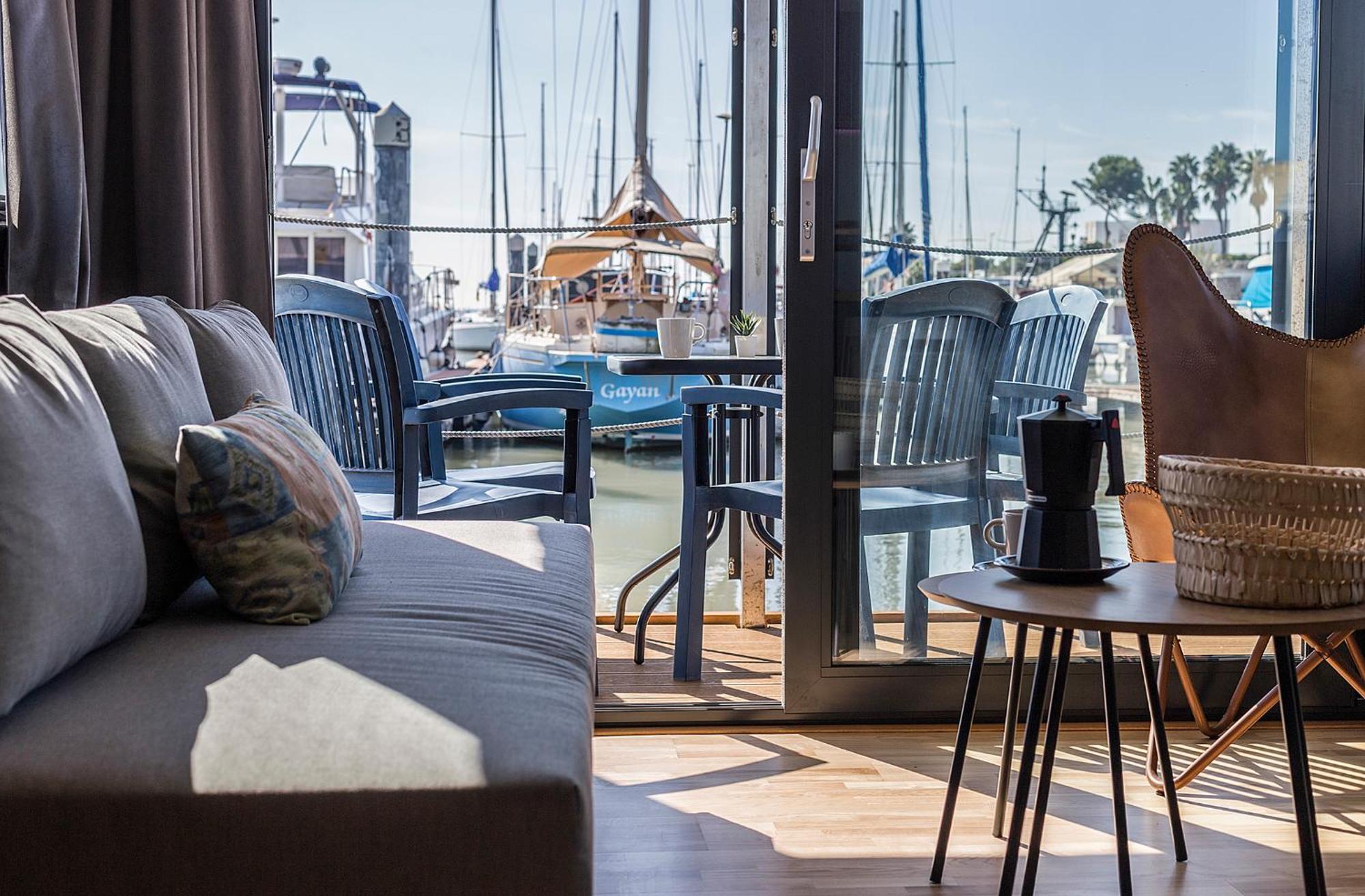 Azvalia Luxury Casa Barco New York And Texas-Unique Houseboat Experience Hotell El Puerto de Santa María Exteriör bild